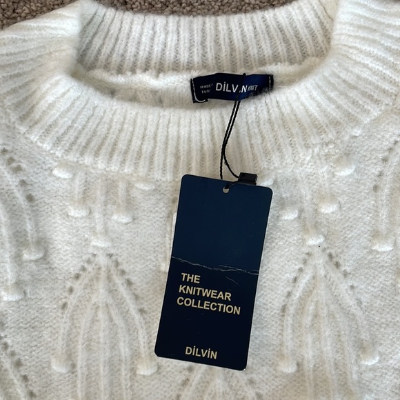 Dilvin knitwear white - Picture 4 of 5